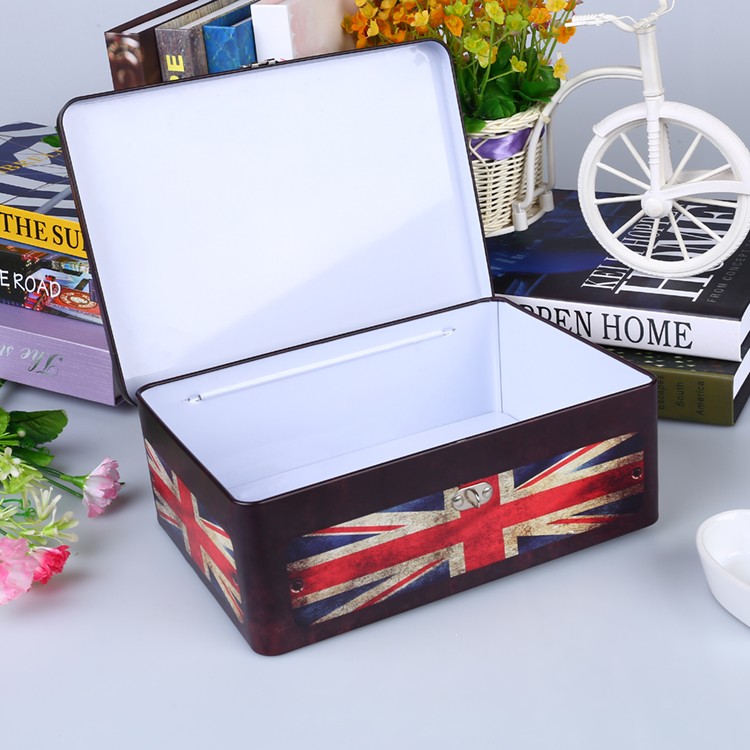 thumbnail image 2 of US Flag Mini Metal Storage Tin Box - Small Decorative Container For Candy Treats Party Favors 2 of 12